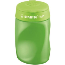 STABILO Hegyező, háromlyukú, tartályos, jobbkezes, STABILO Easy, zöld (TST45024) hegyező