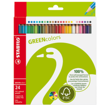 Stabilo Hungária Kft STABILO GREENcolors színesceruza készlet 24 db-os 6019/2-24 színes ceruza