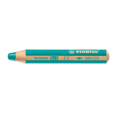 Stabilo Hungária Kft STABILO woody krétaceruza türkiz 880/470 színes ceruza