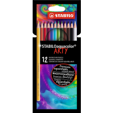 Stabilo International GmbH - Magyarországi Fióktelepe STABILO aquacolor akvarellezhető színes ceruza készlet 12 db-os ARTY színes ceruza