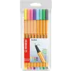 Stabilo International GmbH - Magyarországi Fióktelepe STABILO Point 88 PASTEL tűfilc készlet 8 db-os