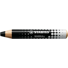 STABILO Jelölőceruza fehértáblához, flipchartpapírhoz, kúpos, STABILO "MARKdry", fekete filctoll, marker
