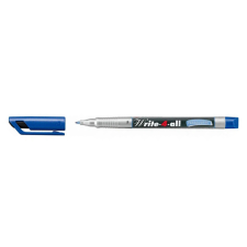 STABILO Marker permanent Stabilo Write-4-all F, 156/41, kék filctoll, marker