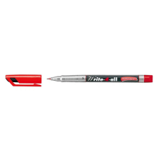 STABILO Marker permanent Stabilo Write-4-all S, 166/40, piros filctoll, marker