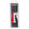 STABILO "OHPen M" alkoholos marker készlet 1 mm 4 különböző szín  (843/4) (843/4)