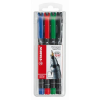 STABILO "OHPen S" alkoholos marker készlet 0,4 mm 4 különböző szín  (841/4) (841/4)