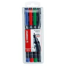 STABILO OHPen universal permanent M, 4 db tok filctoll, marker