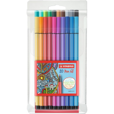 STABILO Pen 68 20db-os vegyes színű filctoll készlet filctoll, marker