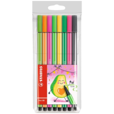 STABILO : Pen 68 avokádós 8db-os színes rostirón szett filctoll, marker