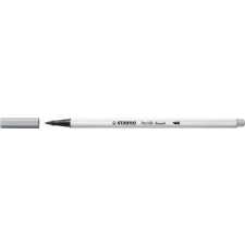 STABILO Pen 68 brush prémium ecsetfilc rugalmas heggyel középszürke (568/95) filctoll, marker