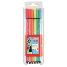 STABILO Pen 68 filctoll Többszínű 6 dB (6806-1) filctoll, marker