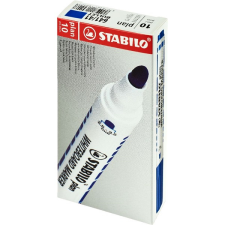 STABILO Plan 10db/csomag kék gömb hegyű táblafilc filctoll, marker