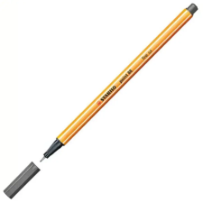 STABILO : Point 88 sötét szürke tűfilc 0,4mm filctoll, marker
