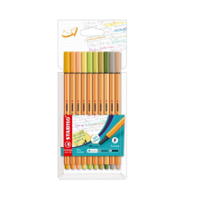 STABILO : Point 88 tűfilc 10 db-os készlet filctoll, marker