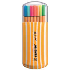 STABILO "Point 88 Zebrui" Tűfilc készlet 0,4 mm 15+5 különböző szín filctoll, marker
