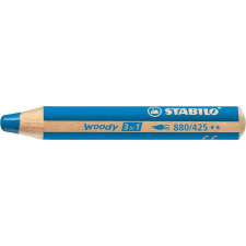 STABILO &quot;Woody 3 in 1&quot; vastag kerek kék színes ceruza színes ceruza