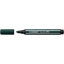 STABILO Rostirón, 1-5 mm, vágott hegy, STABILO "Pen 68 MAX", földzöld filctoll, marker