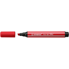 STABILO Rostirón Stabilo Pen 68 MAX prémium vágott heggyel piros filctoll, marker