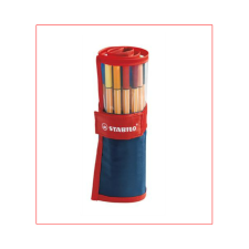 STABILO Rostirón, tűfilc készlet 0,4mm, felcsavarható szett STABILO Point 88, 25 klf. szín filctoll, marker