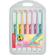 STABILO swing cool pastel 6db/csomag vegyes színű szövegkiemelő 275/6-08 filctoll, marker