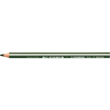 STABILO Színes ceruza, háromszögletű, vastag, STABILO "Trio thick", levélzöld színes ceruza