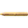 STABILO Színes ceruza, kerek, vastag, stabilo "woody 3 in 1 pastel", pasztell sárga