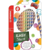STABILO Színes ceruza készlet, háromszögletű, jobbkezes, STABILO "EasyColours", 12 különböző szín