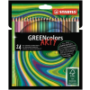 STABILO Szines ceruza STABILO GREENcolors hatszögletű test 24 db/készlet