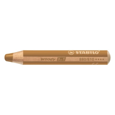 STABILO Színes ceruza stabilo woody 3in1 hengeres vastag arany színes ceruza