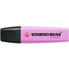 STABILO Szövegkiemelő, 2-5 mm, STABILO "BOSS original Pastel", deres málna