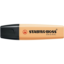 STABILO Szövegkiemelő, 2-5 mm, STABILO "BOSS original Pastel", fakó narancs filctoll, marker