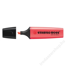 STABILO Szövegkiemelő, 2-5 mm, STABILO Boss, piros (TST70401) filctoll, marker