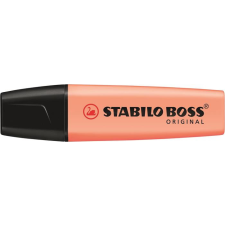 STABILO Szövegkiemelő, 2-5 mm, STABILO "BOSS original Pastel", barack filctoll, marker