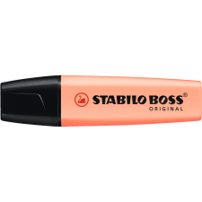 STABILO Szövegkiemelő 2-5mm, vágott hegyű, STABILO Boss original Pastel barack filctoll, marker
