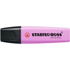 STABILO Szövegkiemelő 2-5mm, vágott hegyű, STABILO Boss original Pastel málna filctoll, marker