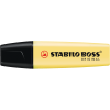 STABILO Szövegkiemelő 2-5mm, vágott hegyű, STABILO Boss original Pastel vanília