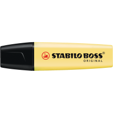 STABILO Szövegkiemelő 2-5mm, vágott hegyű, STABILO Boss original Pastel vanília filctoll, marker