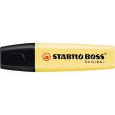 STABILO Szövegkiemelő 2-5mm, vágott hegyű, STABILO Boss original Pastel vanília filctoll, marker
