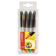 STABILO Szövegkiemelő készlet, 1-4 mm, STABILO Navigator, 4 különböző szín (TST5454) filctoll, marker
