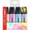 STABILO Szövegkiemelő készlet, 2-5 mm, STABILO "BOSS original Pastel", 4 különböző szín