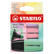 STABILO Szövegkiemelő STABILO Boss Mini Pastel 3 darabos filctoll, marker