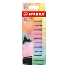 STABILO Szövegkiemelő STABILO Boss Mini Pastel 6 darabos filctoll, marker