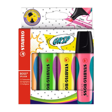 STABILO Szövegkiemelő STABILO Boss Splash 4db-os készlet filctoll, marker