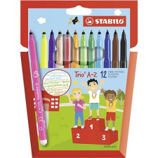 STABILO Trio A-Z 12 db tok filctoll, marker