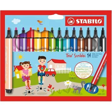 STABILO Trio Scribbi 14 szín filctoll, marker