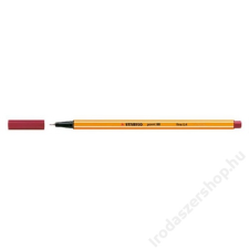 STABILO Tűfilc, 0,4 mm, STABILO Point 88, karmazsin bordó (TST88501) filctoll, marker