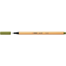STABILO Tűfilc, 0,4 mm, STABILO &quot;Point 88&quot;, sárzöld filctoll, marker