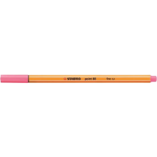 STABILO Tűfilc, 0,4 mm, STABILO &quot;Point 88&quot;, világos rózsaszín filctoll, marker