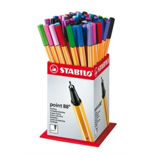 STABILO Tűfilc display, 0,4 mm,  "Point 88 Mini", vegyes színek filctoll, marker
