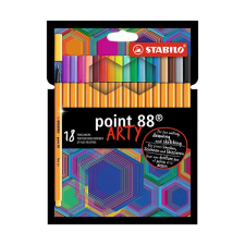STABILO Tűfilc STABILO Point 88 0,4mm 18db-os készlet filctoll, marker